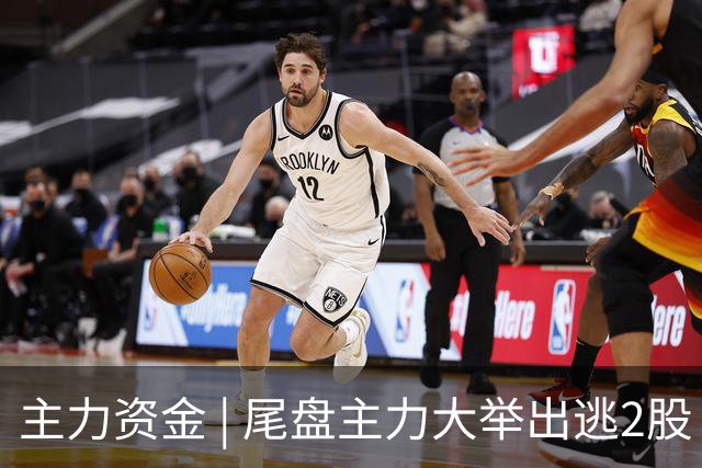 主力资金 | 尾盘主力大举出逃2股